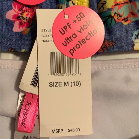 NEW Girls 2 piece bathing suit-size 10 - Picture 3 of 4